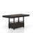 Deep Coffee Counter Height Dining Table