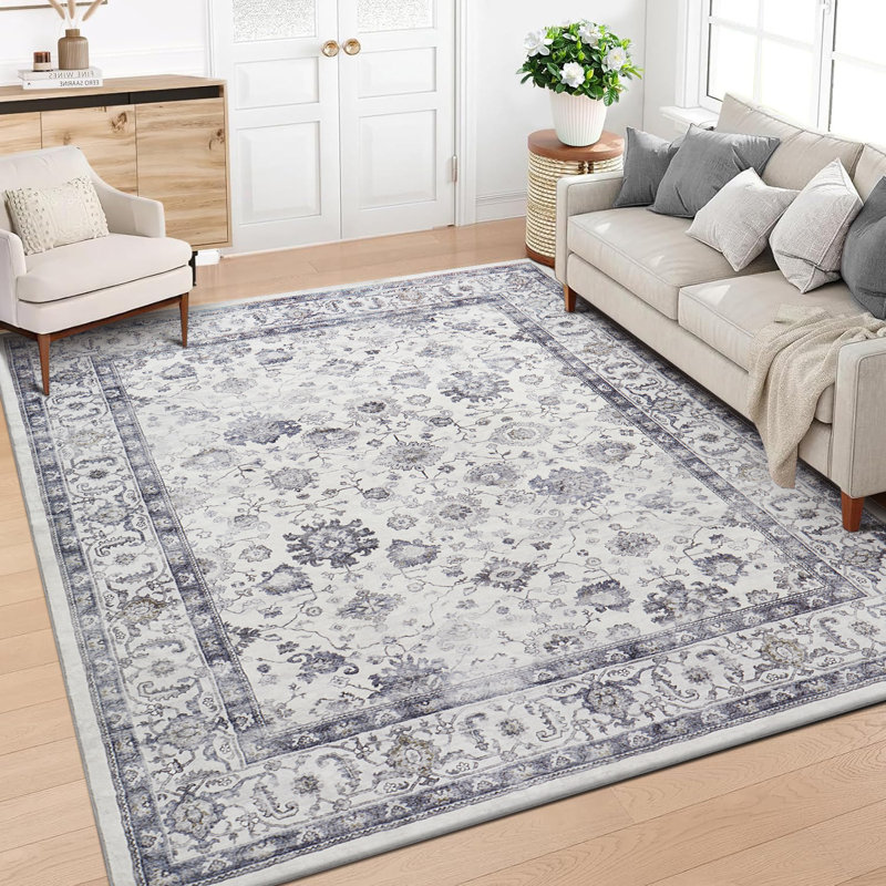  Antique Serene Cashmere Shag Area Rug, Rectangle 120 x 170 cm