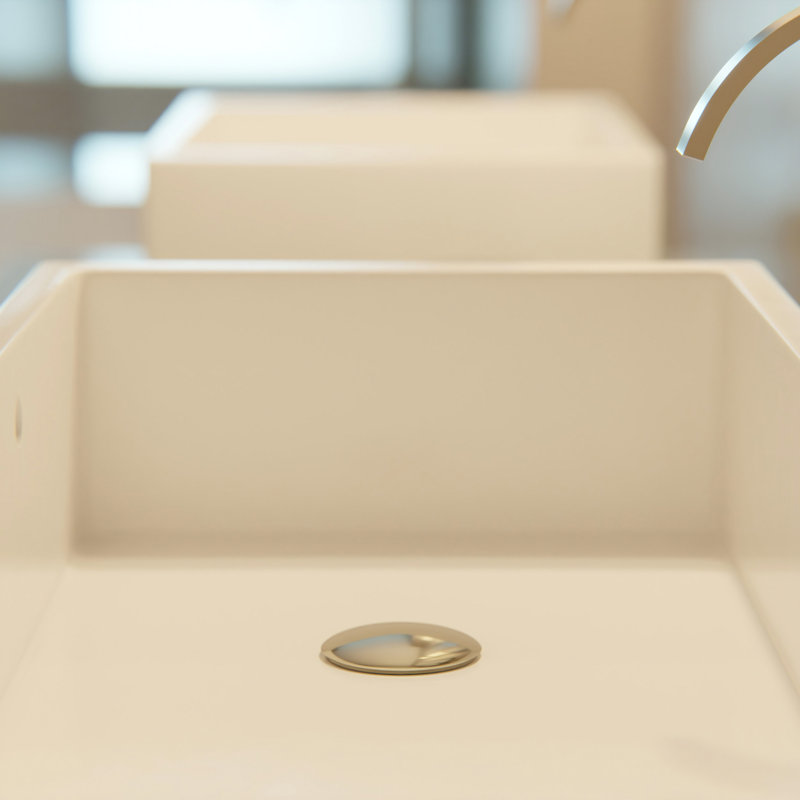 Novatto 20.5 " Porcelain Rectangular Bathroom Sink and Overflow Hole