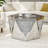Necia Glass Coffee Table Mirrored Top-638277725
