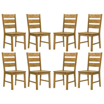 Ensemble de chaises de salle à manger en bois massif Adalia
