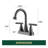 Centerset 2-handle Bathroom Faucet with Drain Assembly-100607416