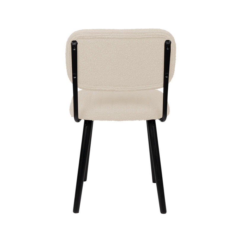 Jake Upholstered Dining Chair, White