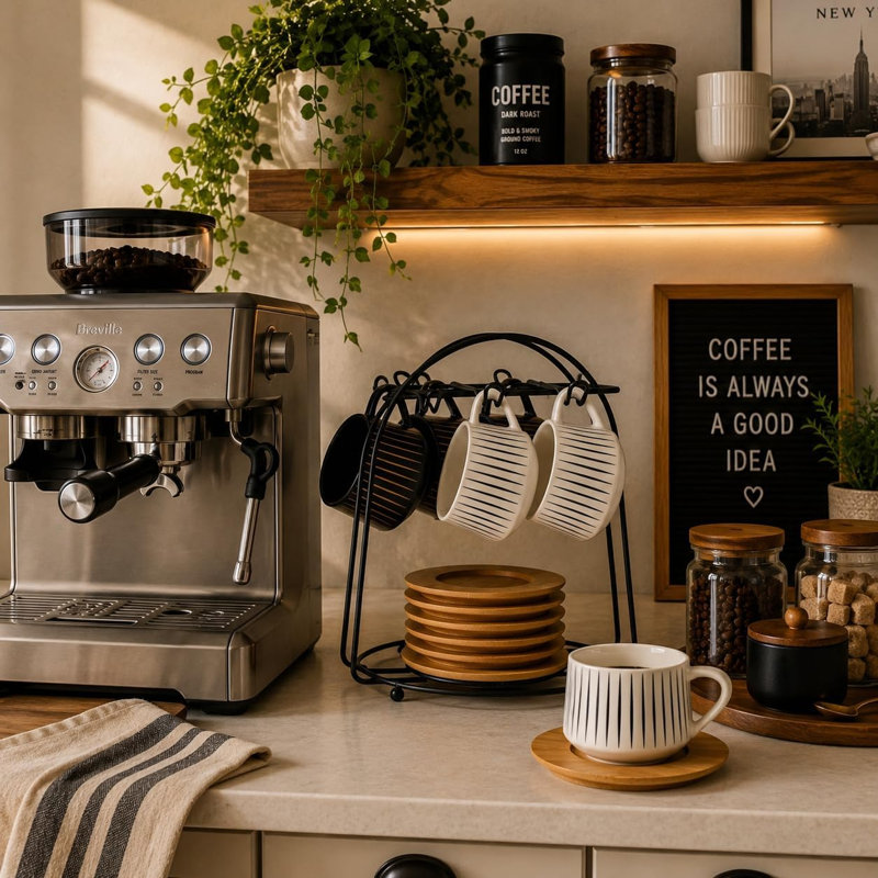 Tasses à café en céramique et espresso