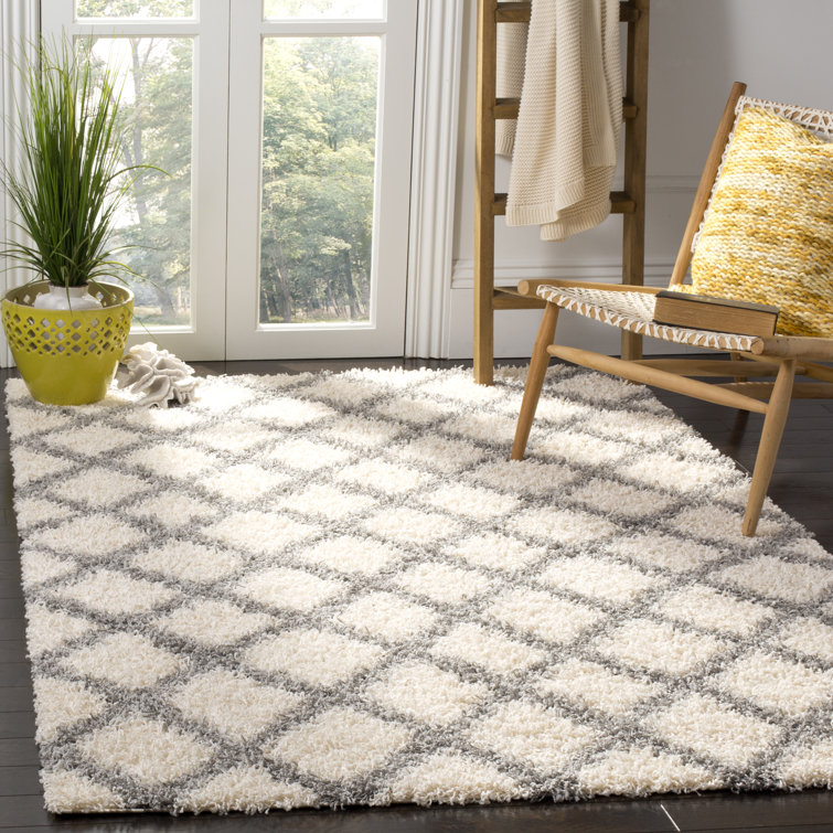 Lapidge Geometric Ivory Area Rug
