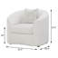 Chaise rembourrée Rory Latte