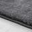 Soft Area Rug In Anthracite Cozy Low-Pile Rug Anti-Slip Solid Color Washable-125850480