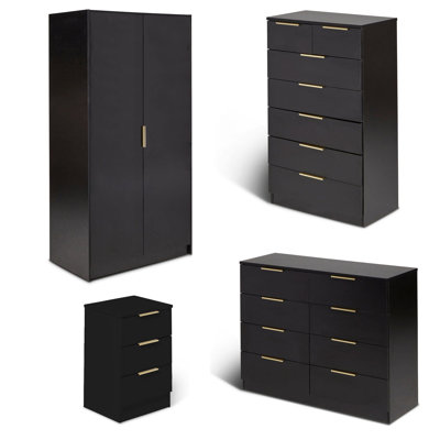Glenhaven Wardrobe And Drawers Bedroom Set