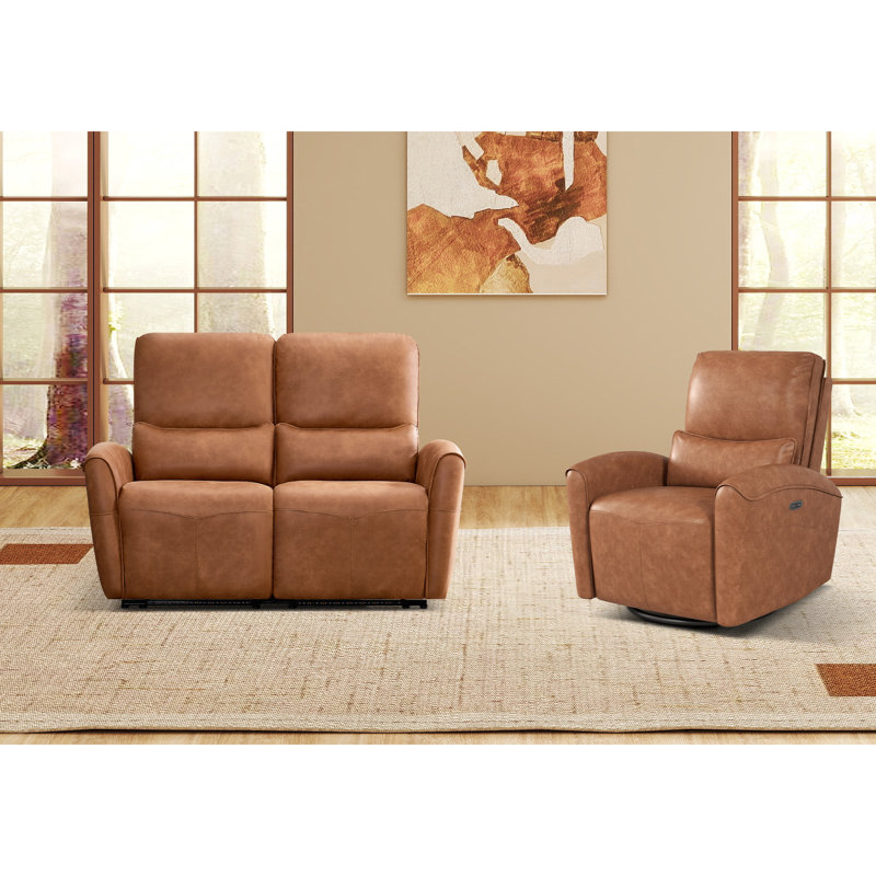 Ensemble de salon 2 pièces Hornbuckle, 2 Pcs: Chair, Loveseat, Brown
