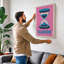 Illusion of Time Minimalist - Wrapped Canvas-946535661-946535663