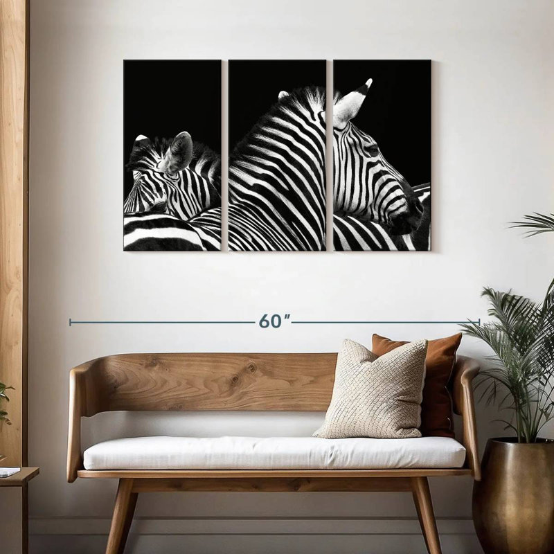 Zebra Stripes Pattern V, 28" H x 45" W