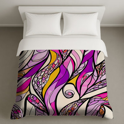 Housse de couette à motif abstrait