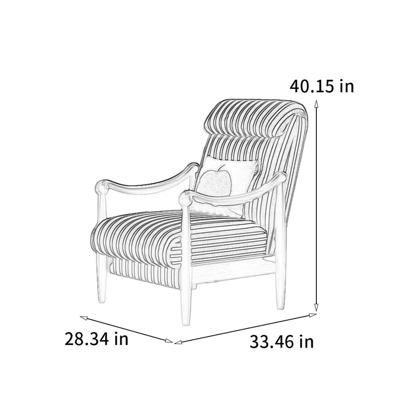 Chaise longue confortable en bois de frêne, Mélange de polyester noir / blanc