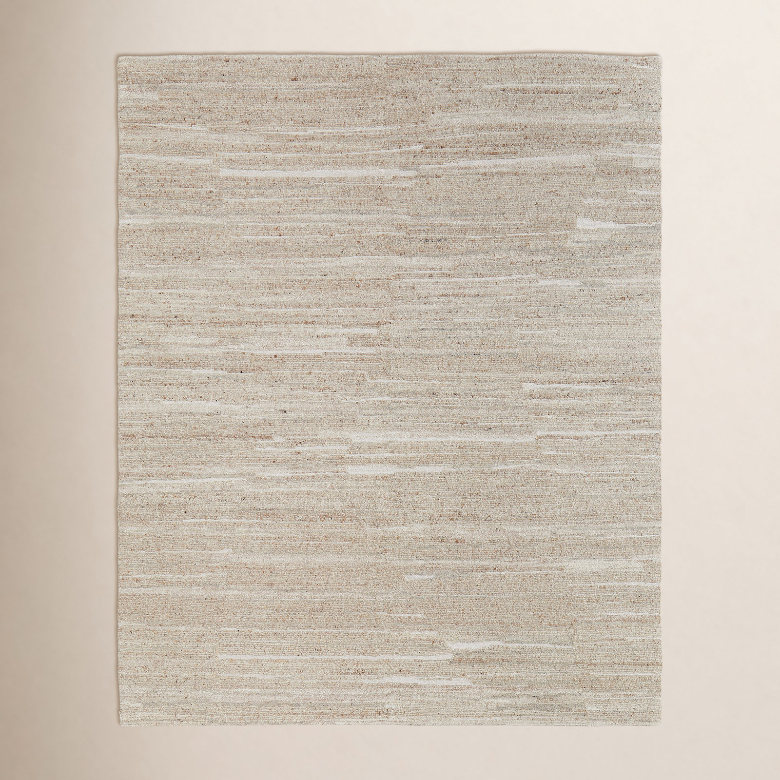Hand-Woven Wool Rug, Rectangle 7'9" x 9'9"