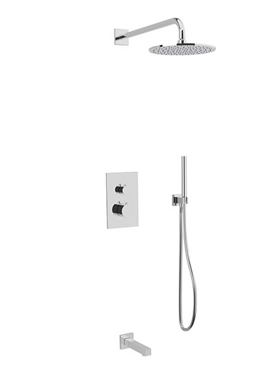 Otella Complete Shower System, Chrome
