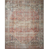 Amber Lewis x Loloi Georgie Red / Navy Area Rug