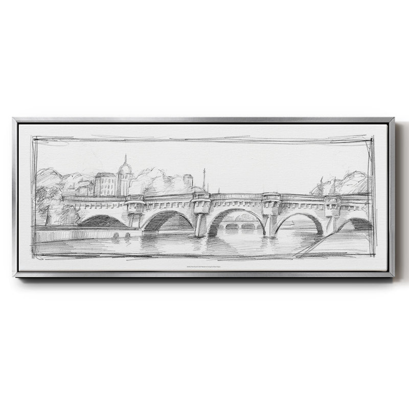 Pont Neuf- Framed Canvas, 24" H x 60" W