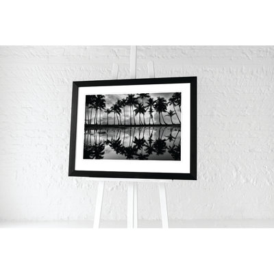 Palm Reflection by Dennis Frates - Single Picture Frame Print