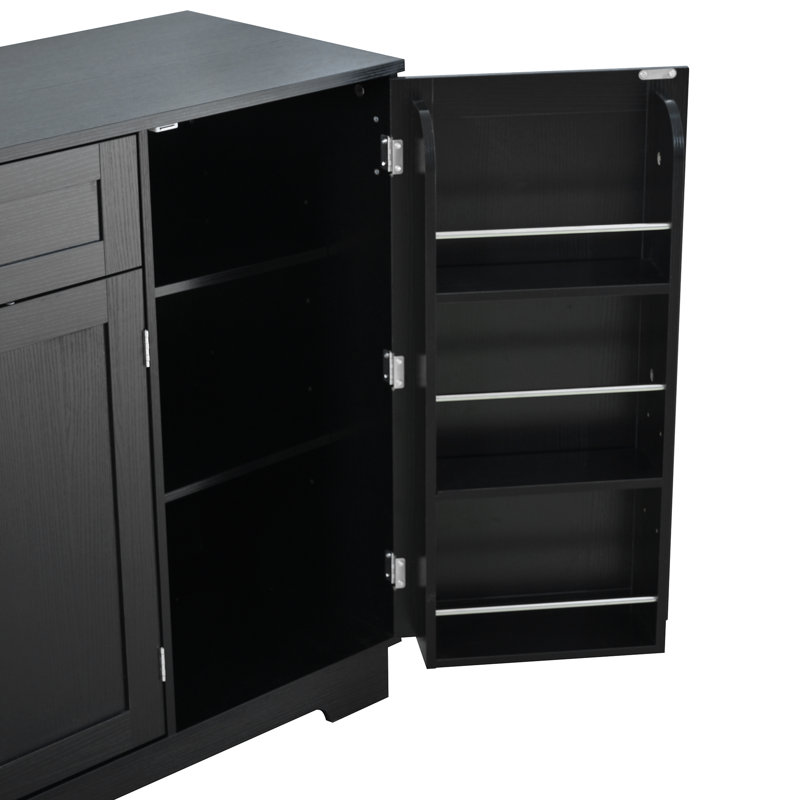 Buffets et armoires spacieux, armoire de rangement moderne en MDF pour la cuisine