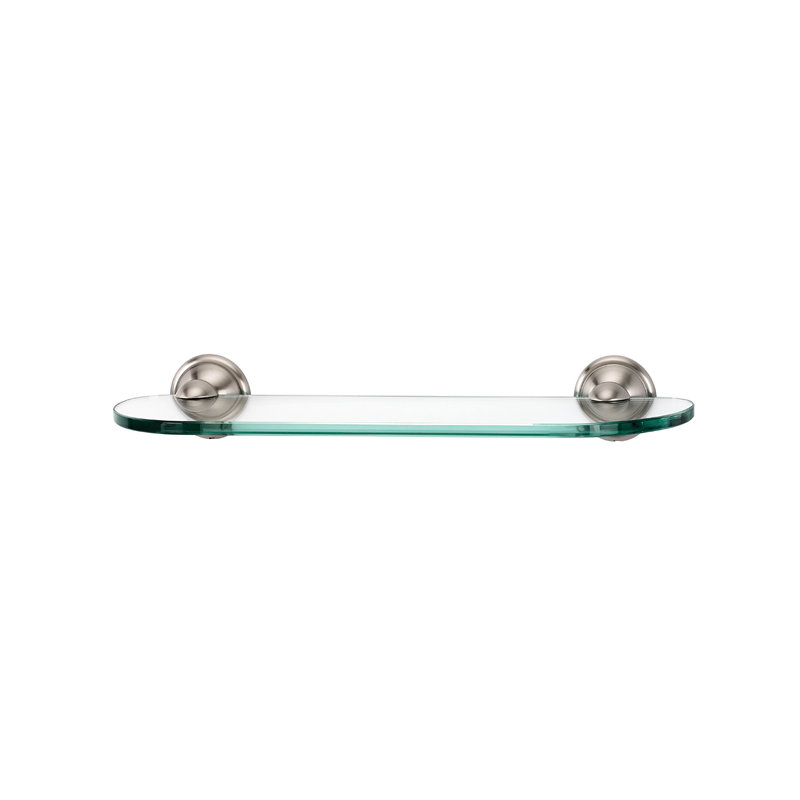 Stiner Metal Accent Shelf, Satin Nickel