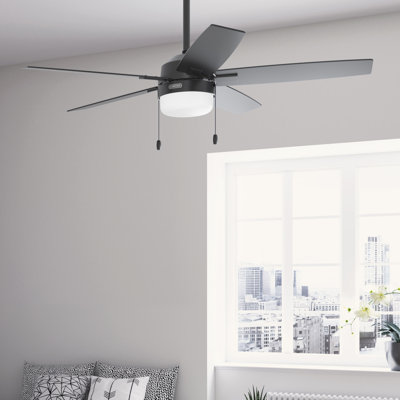 Ventilateur de plafond à 5 pales 52 "avec lumières et chaînes à tirer Anisten