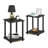 Creekside Easy Assembly Stackable Bookcase, Bookshelf, Espresso/Black-103215826