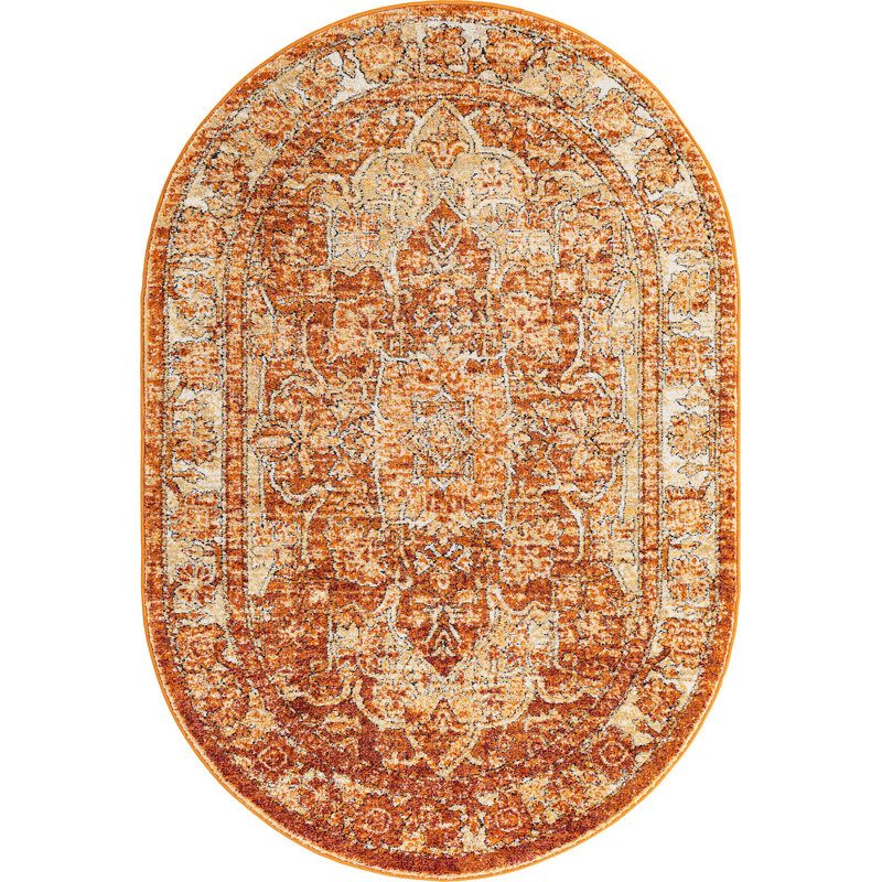 Marjelle Oriental Indoor Rug, Oval 5' x 8'