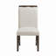 Ensemble de salle à manger 5 pièces Table extensible avec 4 chaises d'appoint Beige-1688013699