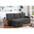 L - Shaped Convertible Sofa Bed