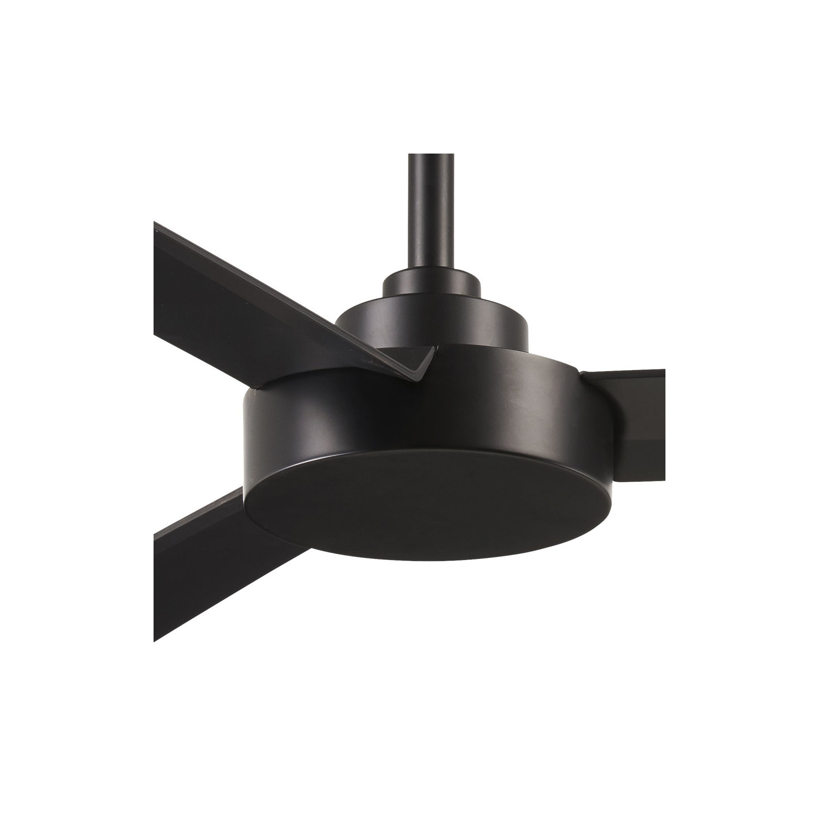 52" Roto 3 - Blade Propeller Ceiling Fan with Wall Control, Coal