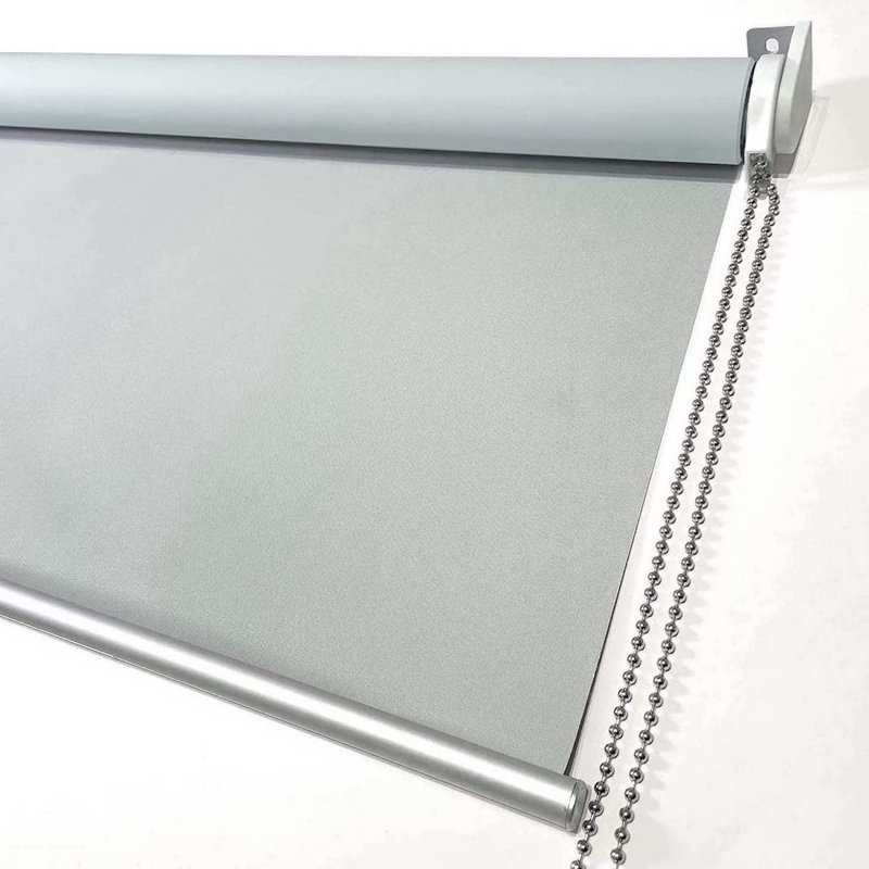 Rideaux occultants et imperméables gris à protection UV pour la maison et le bureau, Gris, L 32 po x L 72 po