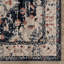 Tapis à poil long en polypropylène / polyester bleu marine / beige / rose Imani Brielle-93476143