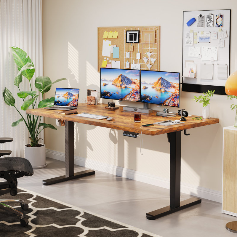 Electric Standing Desk Height Adjustable Desk with Time Reminder