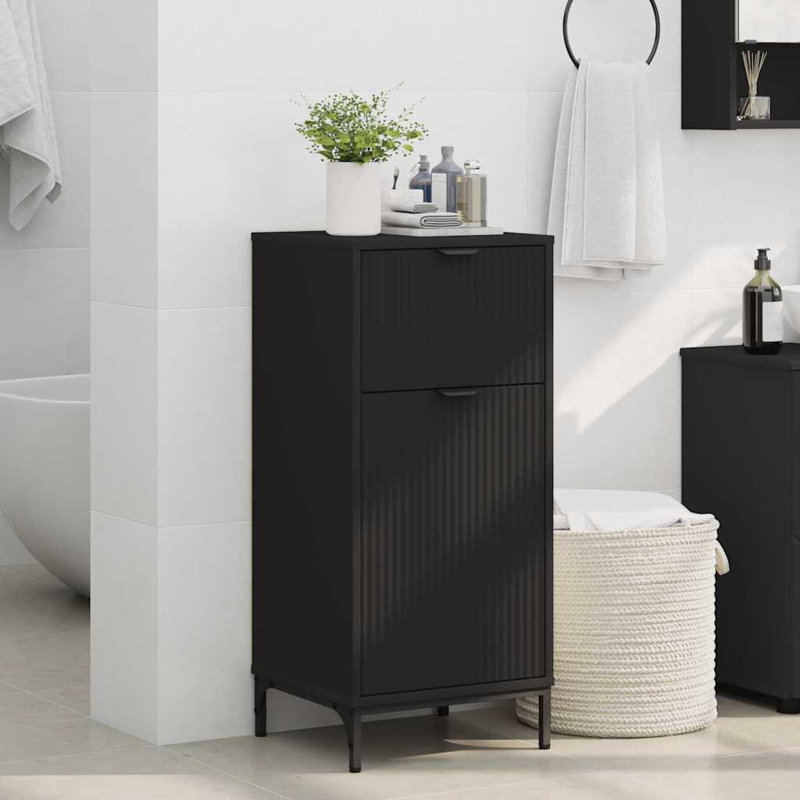 Bathroom Cabinet, Black
