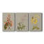 «Botanical Array I», ensemble de 3 impressions sur toile tendue-1801809791