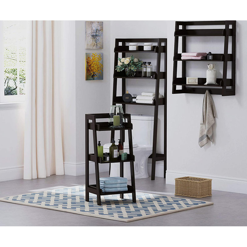 Hailley Bathroom Shelves, Espresso
