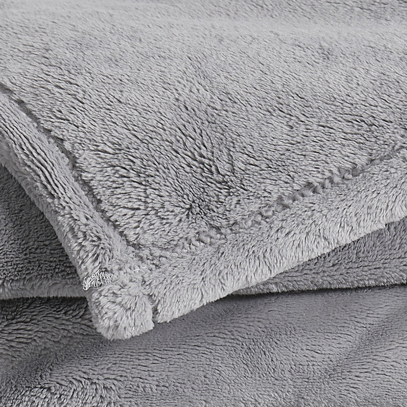 Couverture de lit Ballast, Gris, Grand lit
