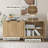 59.09" W 4-Door Buffet Sideboard