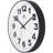 Orbit Wall Clock, Black, 12"