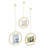 Metal Picture Frame - Set of 3