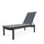 Chaise longue sans accoudoirs empilable en polymère avec accoudoirs Leeward-31923914-31923915