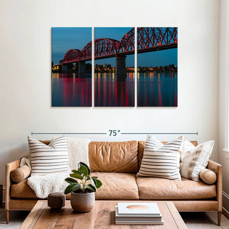 Pont éclairé Nicci à Louisville, H 36 po x l 57 po
