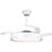 Aadvik 42" Retractable Ceiling Fan with Light and Remote, 6-speed Reversible Motor, Retractable Fandelier for Bedrooms-5121142-5121130