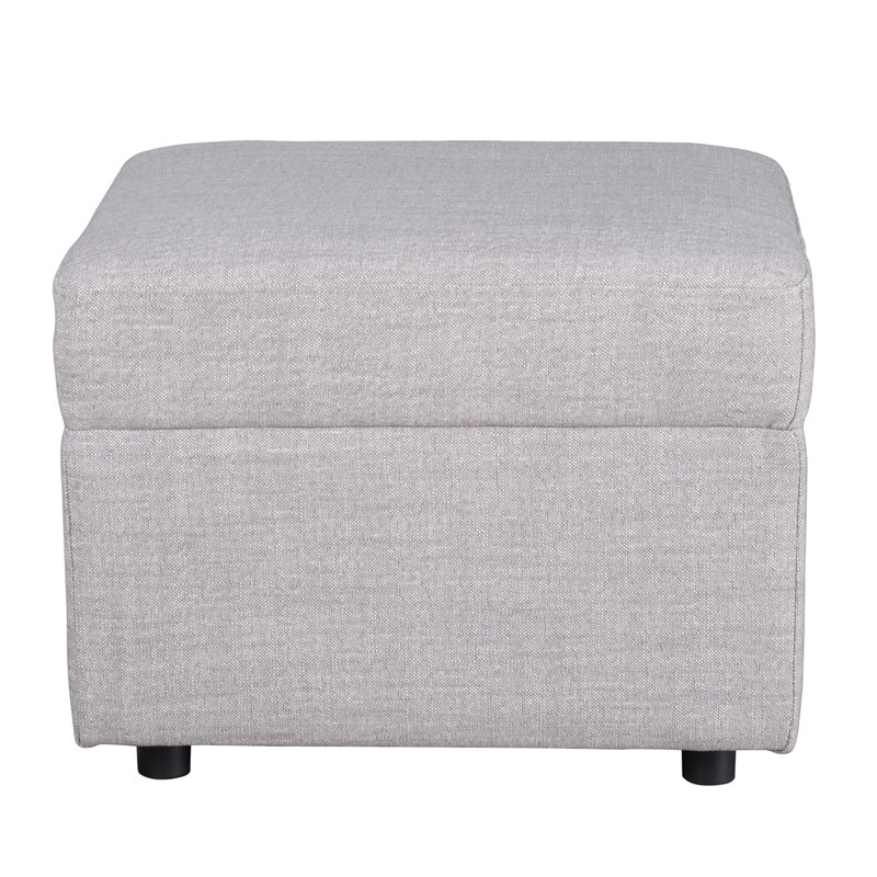 Soho 20.5" Wide Standard Ottoman, Boucle