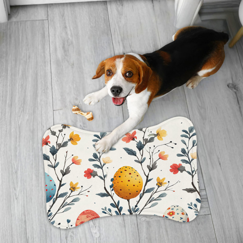 Painted Promises - Tapis d'alimentation en os 1 pièce