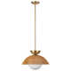 Byrone Single Light Rattan Steel Pendant