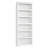 23.6" W Farmhouse Bookcase with Adjustable Shelves, Rustic Floor Standing Open Display Storage Rack, Anti-Slip Bookshelf for Home Office, Living Room & Study-White，6-Tier-942278210-942278209