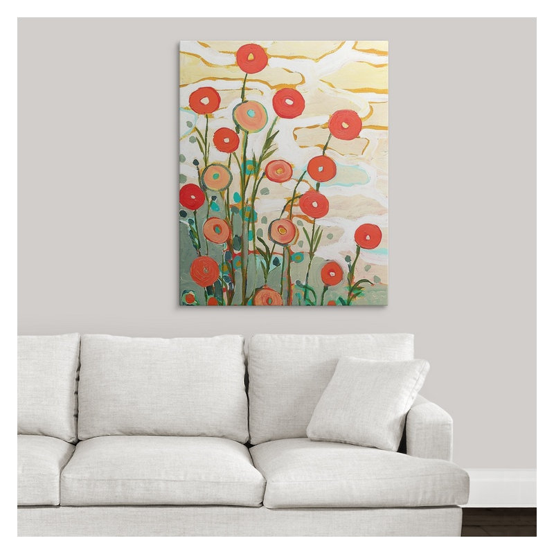 Ankith «Under the Desert Sky» - reproduction d'art, H 48 po x l 38 po x P 1,5 po, Toile
