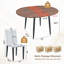Ensemble de table de salle à manger extensible de 42 à 54 po avec chaises rembourrées confortables-115988749-115748087