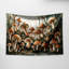 Tapisserie murale d'Halloween champignons et crapauds-133643165